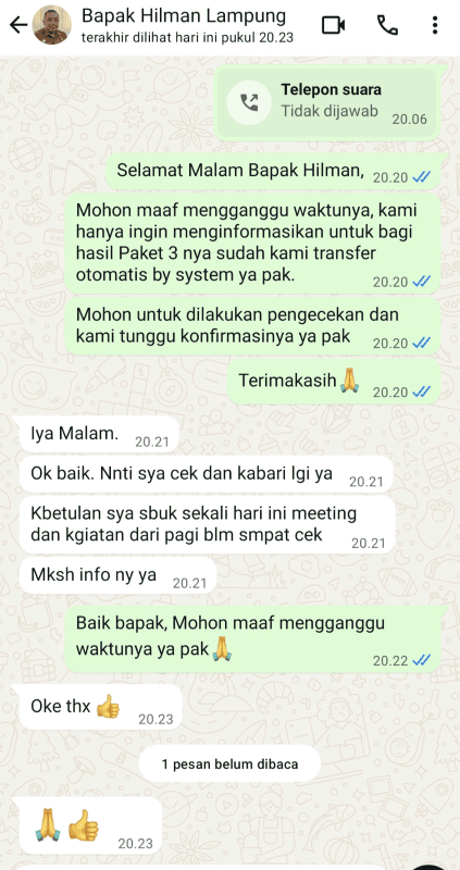 Testimoni WA 3